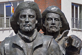 Fischerdenkmal in Neustadt in Holstein