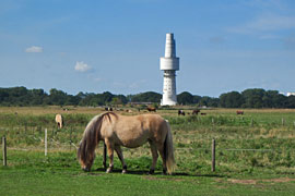 Fernmeldesektorturm der Bundeswehr in Pelzerkaken Neustadt in Holstein