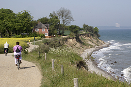 Brodtener Ufer zwischen Lübeck-Travemünde und Timmendorfer Strand-Niendorf