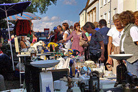 Eutin Großflohmarkt auf dem Stadtfest