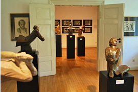 Ausstellungsraum im Ernst Barlach Museum in Ratzeburg