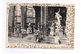 Postkarte aus Florenz von Heinrich Mann © Buddenbrookhaus Lübeck